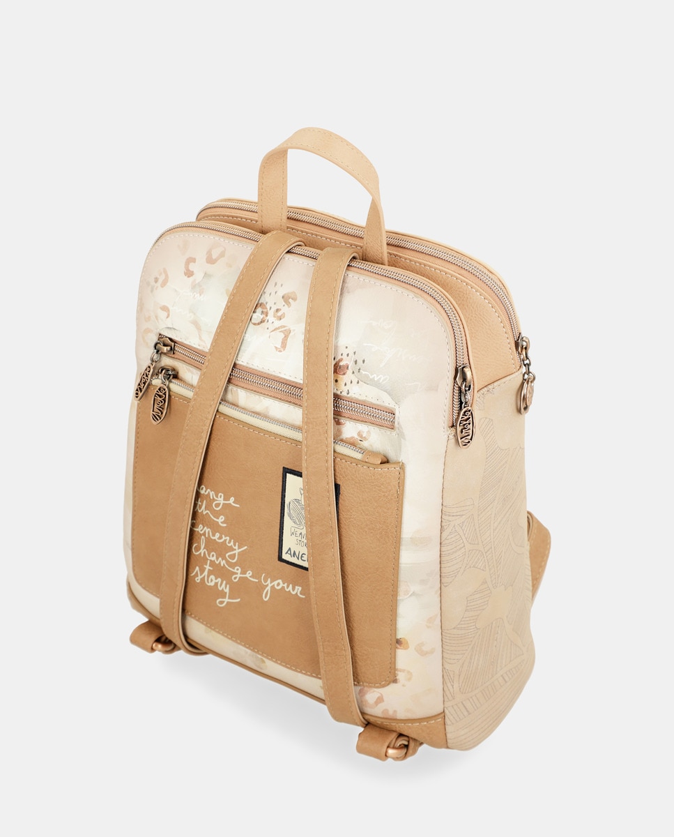 Mochila de Compartimento Triplo Memories Multicolor-4