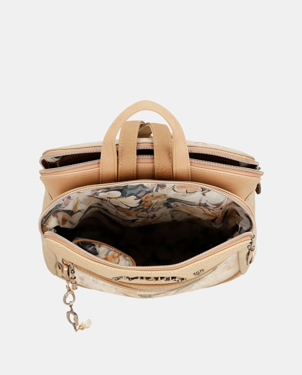 Mochila de Compartimento Triplo Memories Multicolor-6