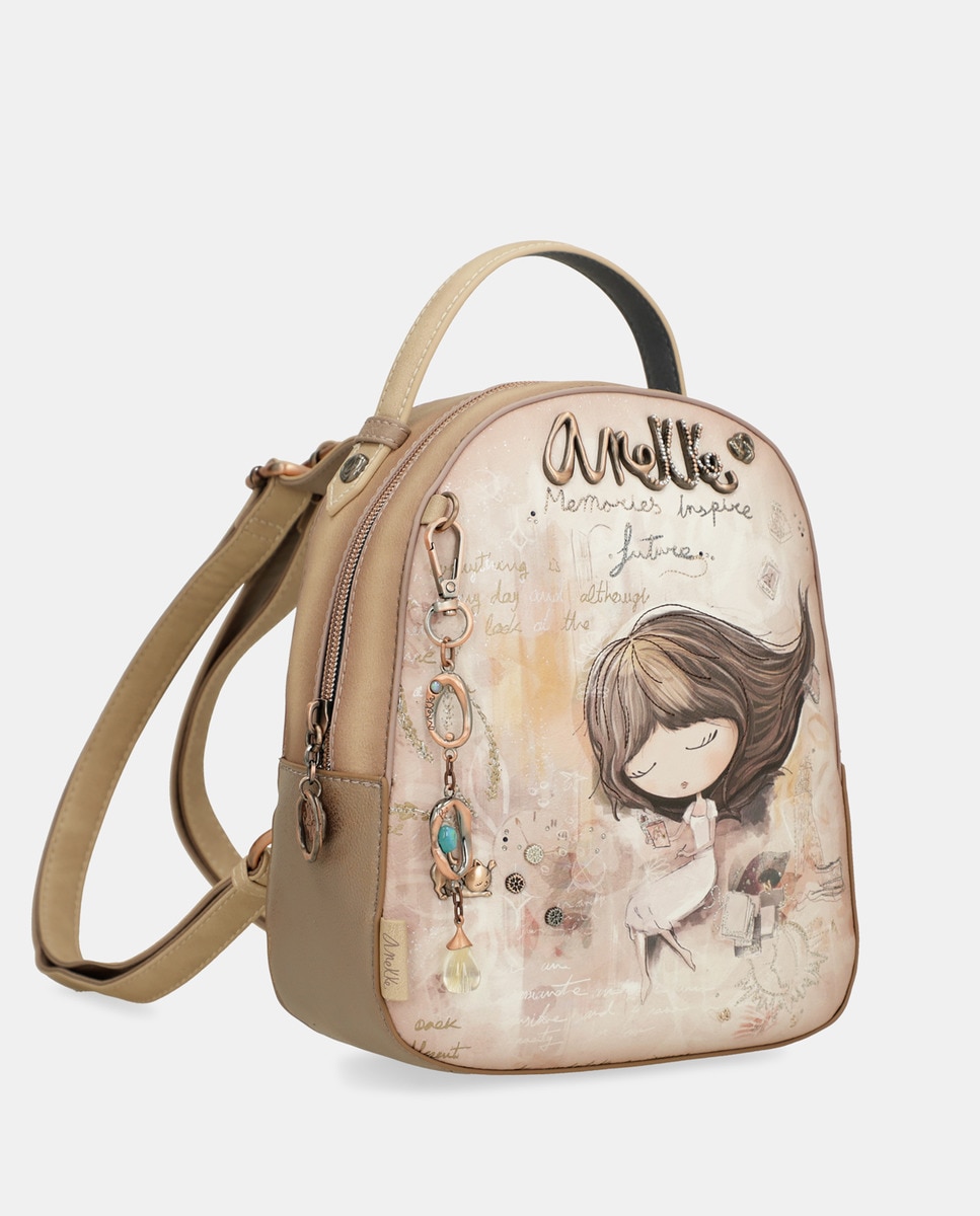 Mochila Pequena de Passeio Memories Multicolor-2