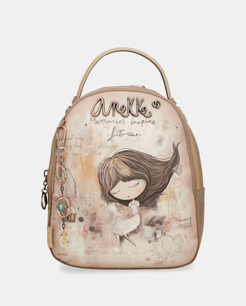 Mochila Pequena de Passeio Memories Multicolor-1