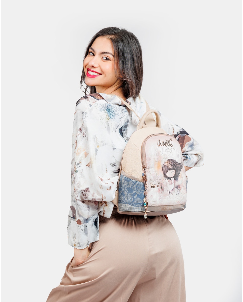 Mochila Antirroubo Memories Multicolor-7