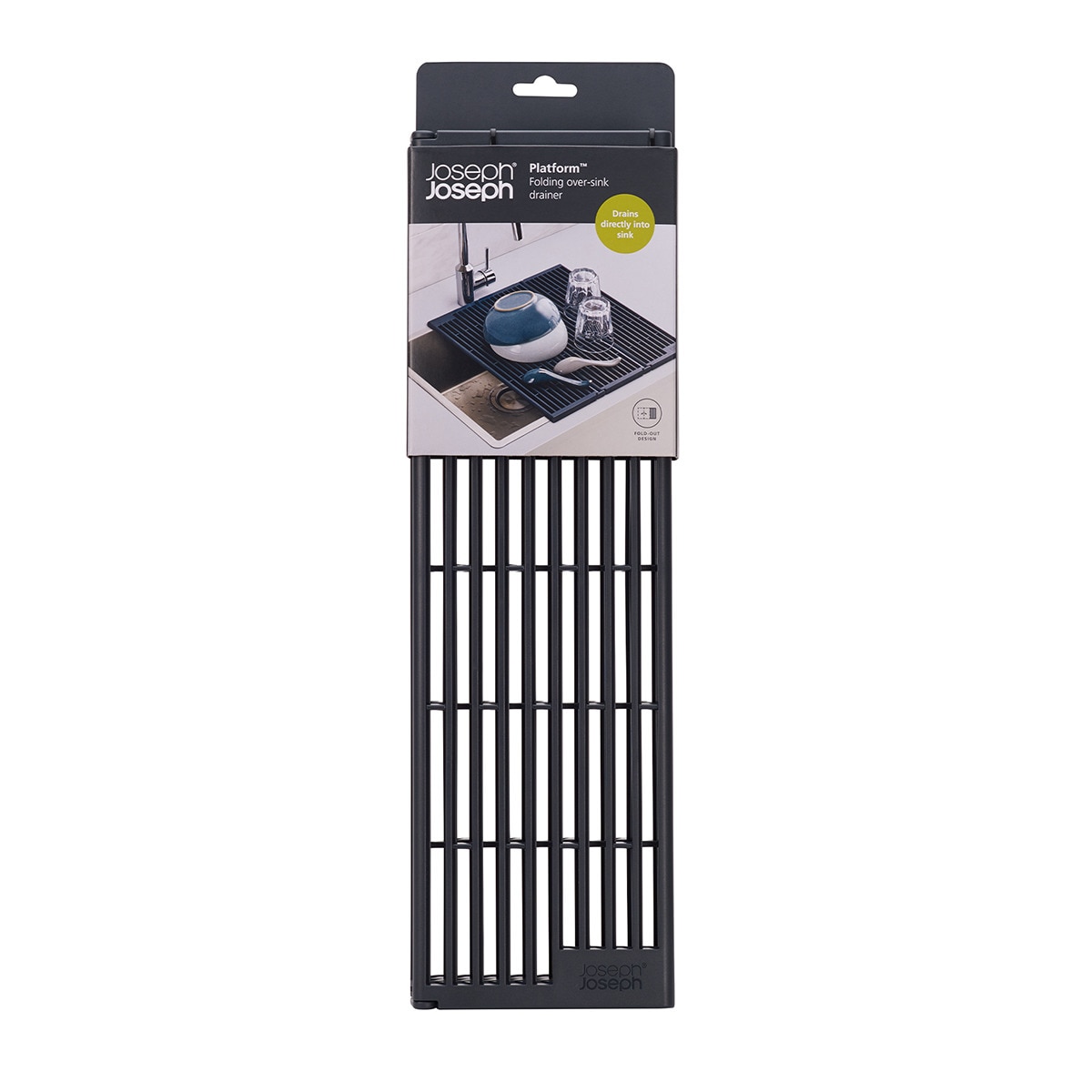 Escurreplatos plegable Platform Joseph Joseph Gris-14