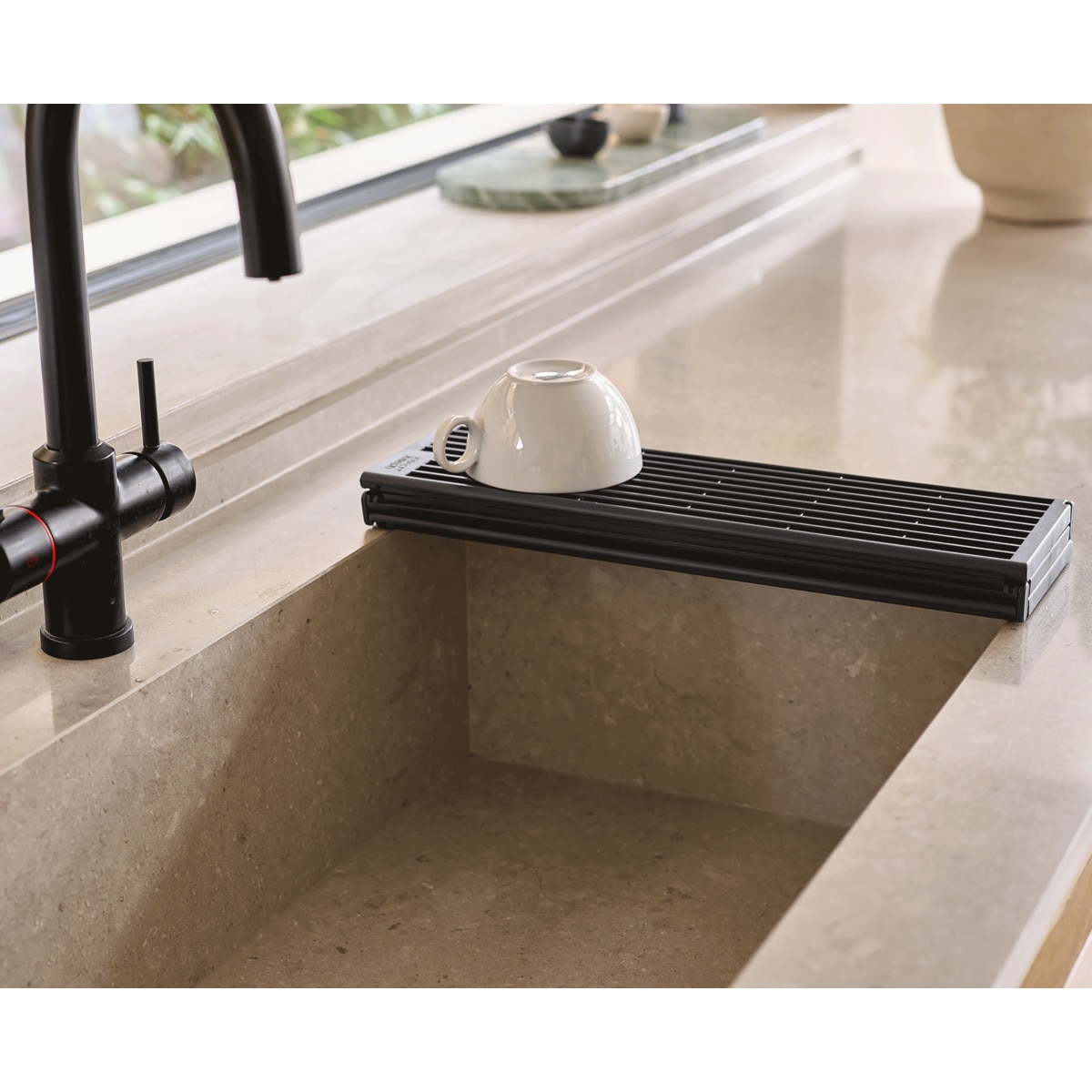 Escurreplatos plegable Platform Joseph Joseph Gris-8
