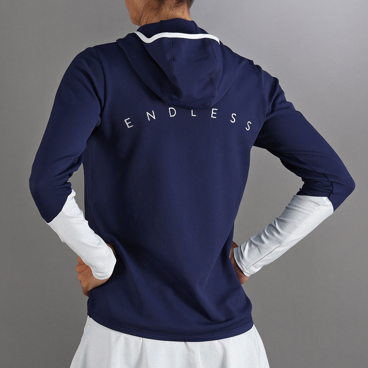 Sweatshirt de Mulher Breath Line Azul-marinho-2