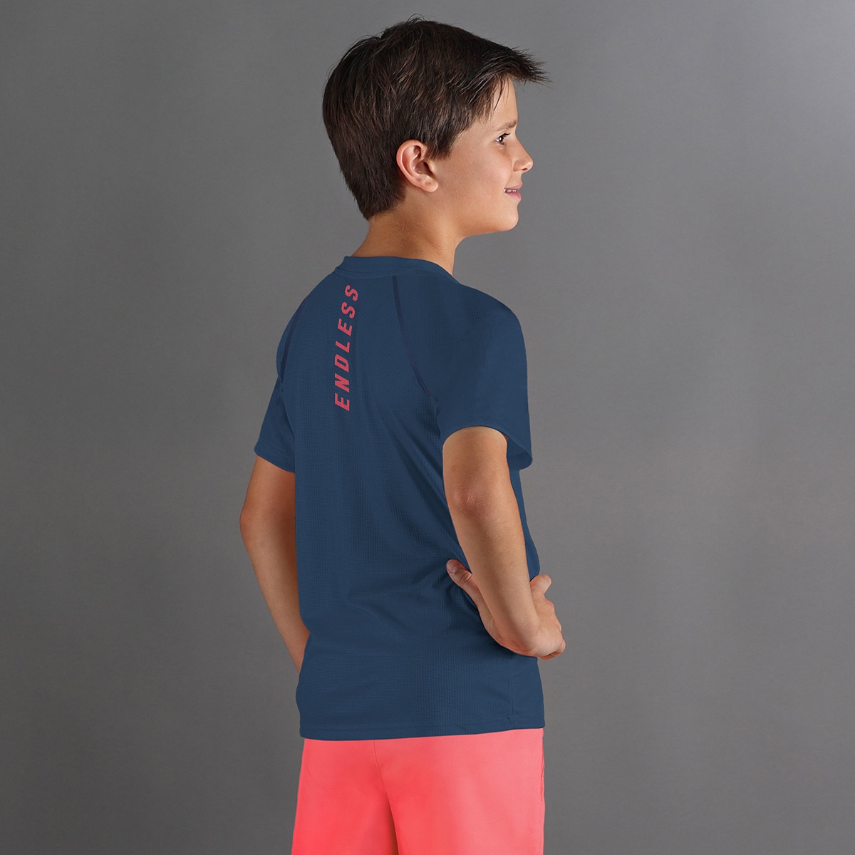 T-shirt de Menino Unlimited Diamond Kids Azul-2