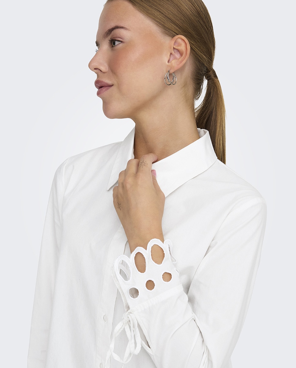 Camisa 100% algodão Branco-3