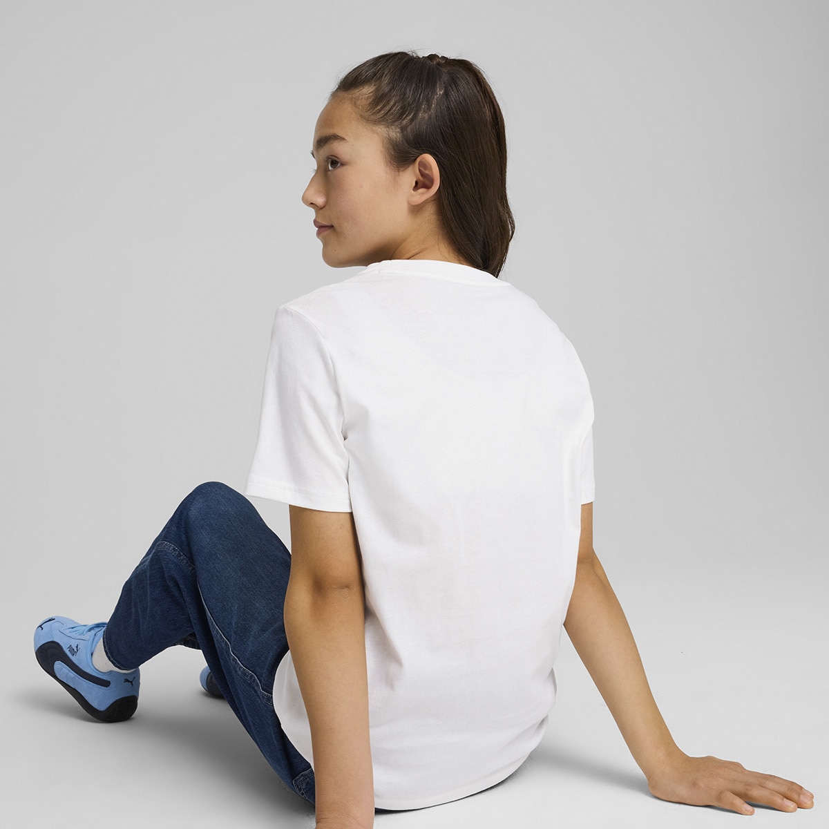 T-shirt de Criança ESS No. 1 Logo Tee G Branco-2