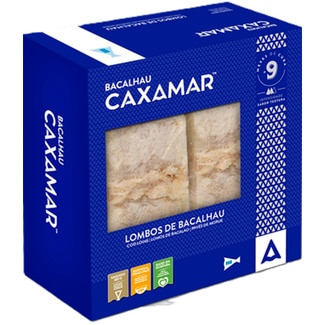 Lombos de Bacalhau Seco embalagem 1,3 kg - Caxamar