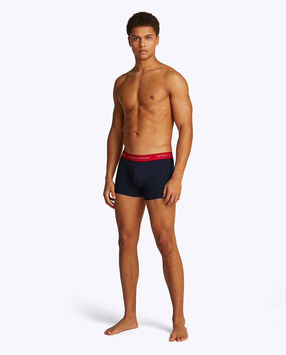 Pack de 3 Boxers de Malha Azul-marinho-7