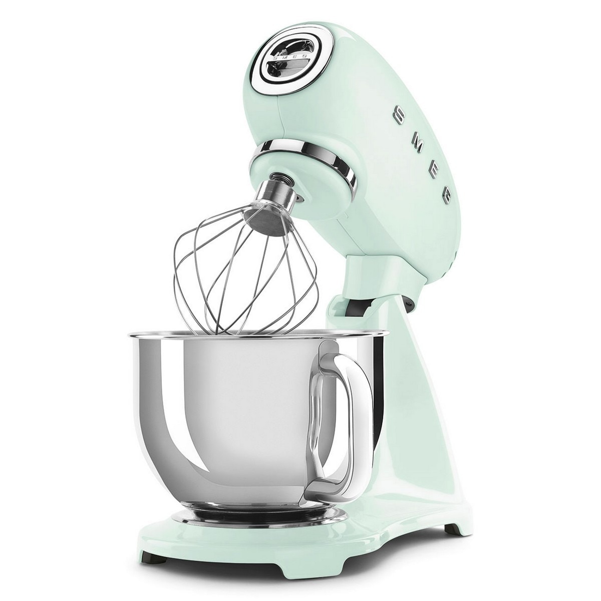 Batedeira com Taça Smeg Anni 50, de 800 W e Capacidade 4,8 Litros Verde Água-2