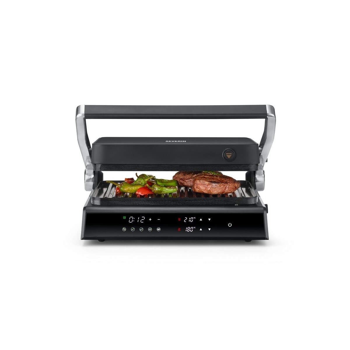 Grelhador de Placas Severin KG 2399 de 2000 W - Preto Preto-3