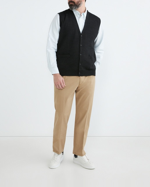 Imagen 0 de Chaleco de hombre talla grade abierto