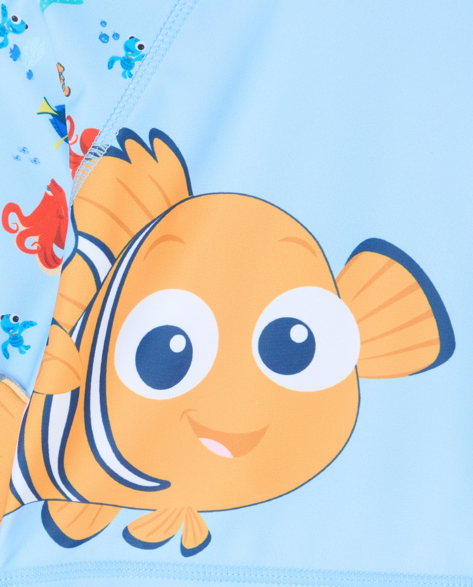 T-shirt de Bebé UPF+50 da Licença Nemo Azul-marinho-3