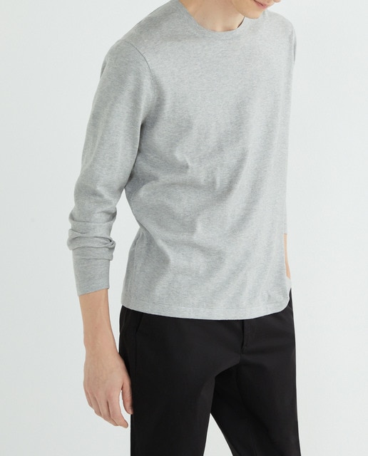 Imagen 0 de Jersey de hombre cuello caja algodón manga larga