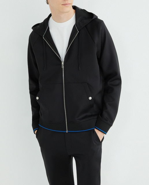 Imagen 0 de Sudadera tipo bomber de hombre tejido técnico