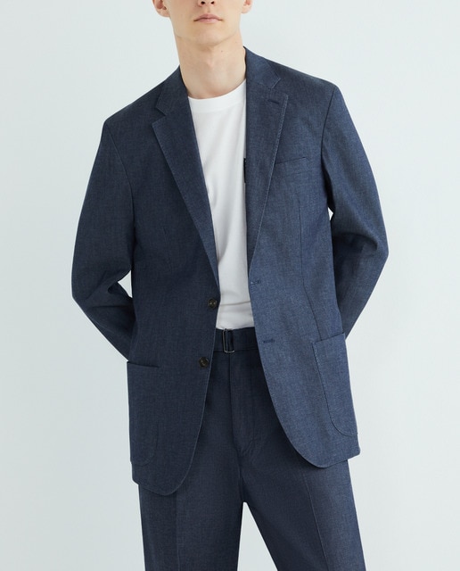 Imagen 0 de Blazer de hombre en chambray