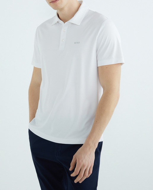 Imagen 0 de Polo de hombre tejido técnico de manga corta