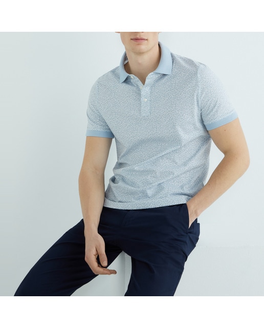 Imagen 0 de Polo de hombre de manga corta estampado