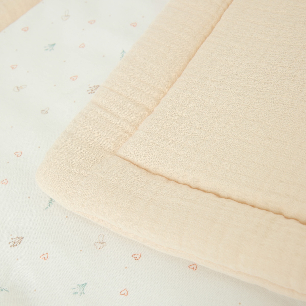 Edredão com enchimento Cotton Juice Baby Home Amore Canguro (disponível em vários tamanhos) Natural-2