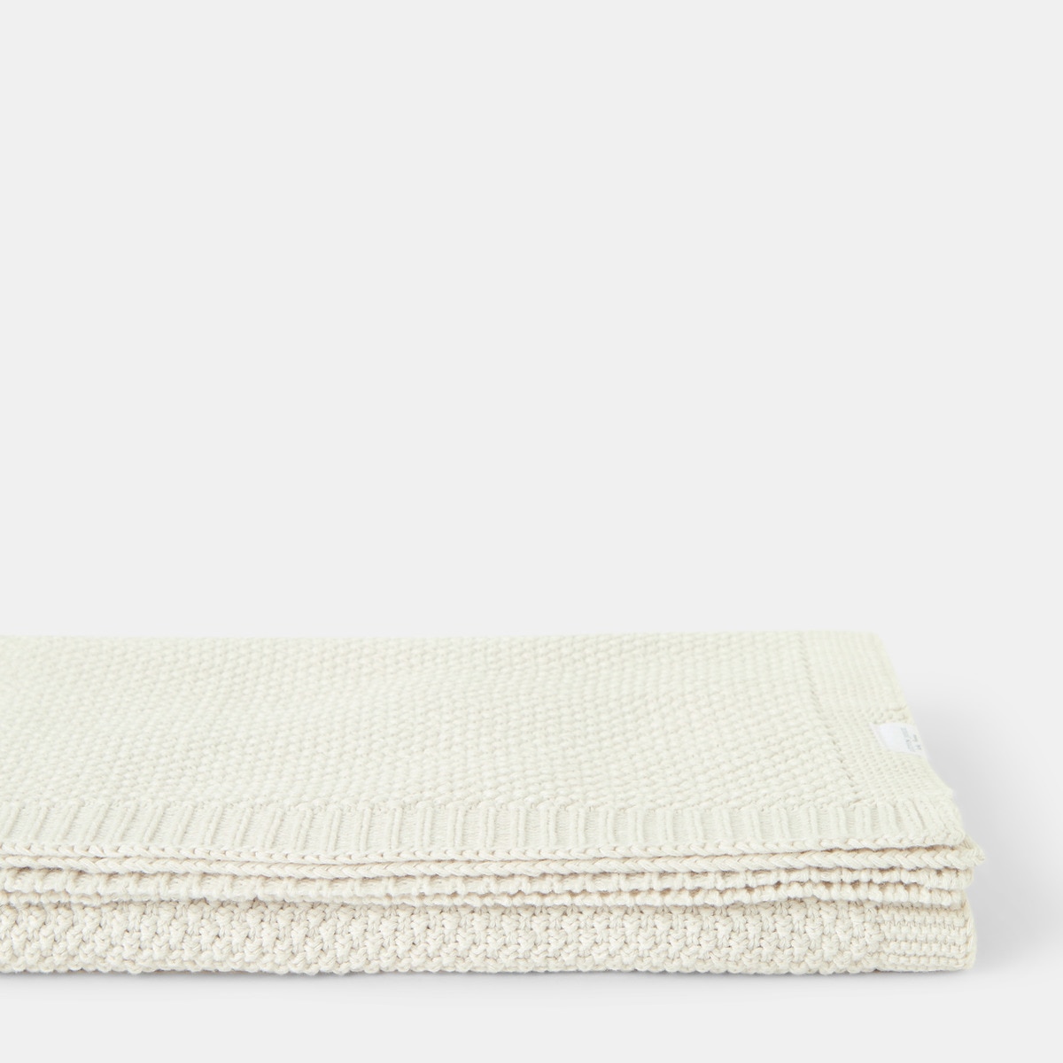 Manta Bebé Cotton Juice Baby Home  80*110cm punto arroz Gris claro-1