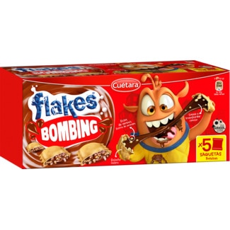 Bolachas Flakes Boombing embalagem 175 g - Cuétara
