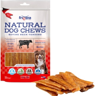 Snack Natural para Cão Tendão Pés de Vaca embalagem 250 g - Frigera