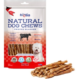 Snack Natural para Cão Rolinho Bexiga embalagem 100 g - Frigera