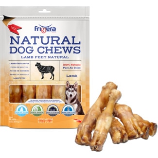 Snack para Cão Patas de Cordeiro embalagem 200 g - Frigera