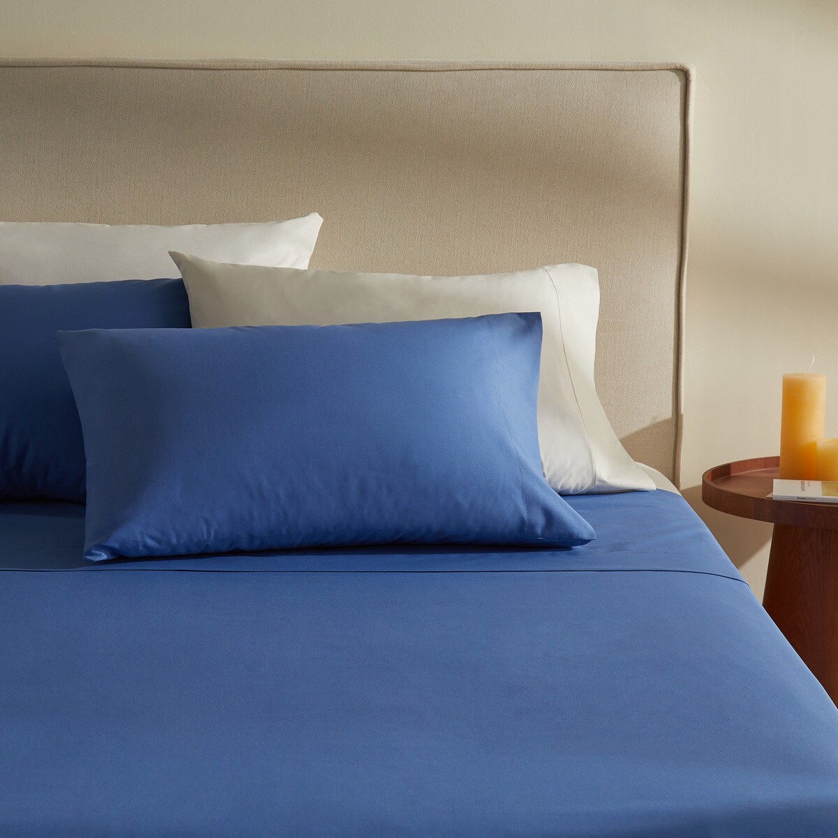 Lençol de cima Básico O Nosso Melhor Preço - El Corte Inglés Anil-1