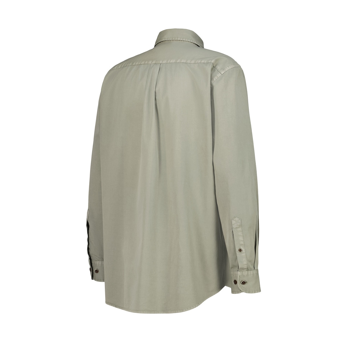 Camisa Estilo Safari de Homem Verde-5