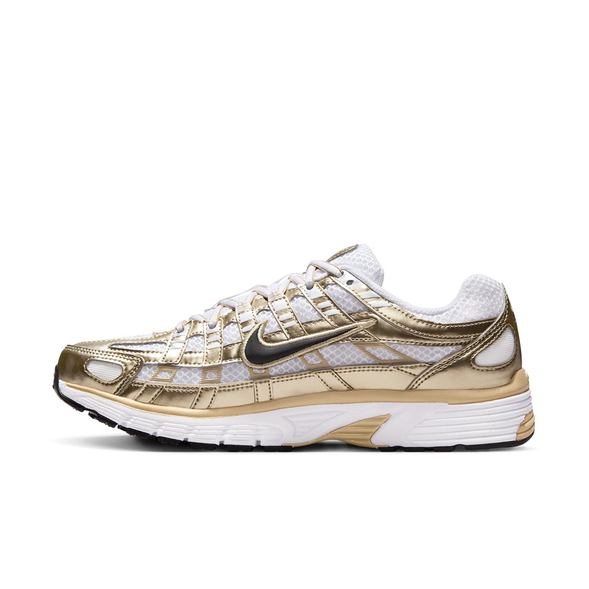 Sapatilhas Casual de Mulher W P-6000 GLD Branco-4