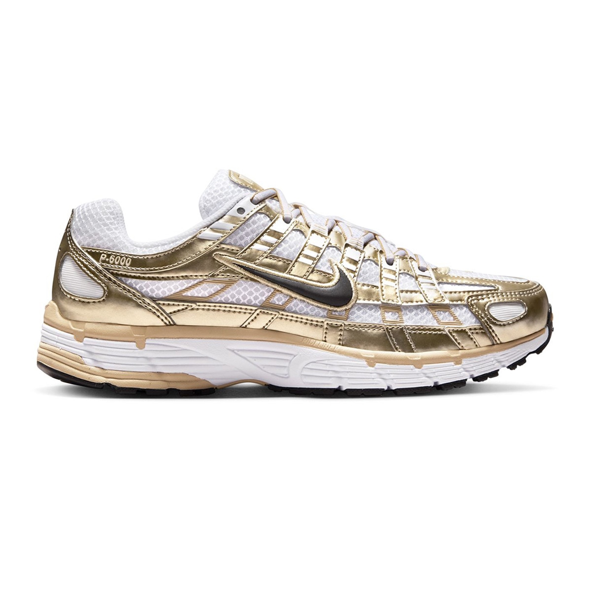 Sapatilhas Casual de Mulher W P-6000 GLD Branco-1