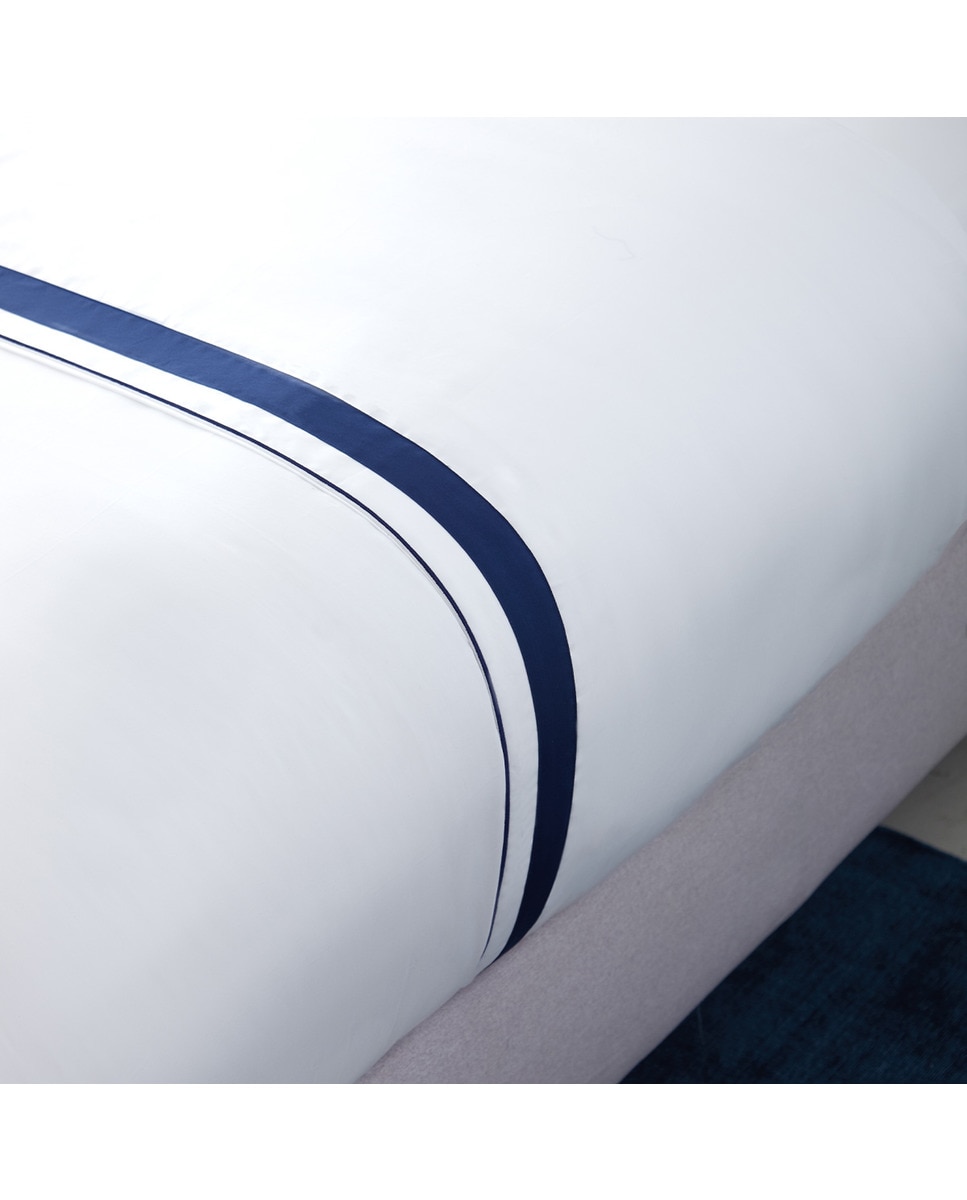 Conjunto de Lençóis de Cetim e Algodão Tiffany Marinho-3