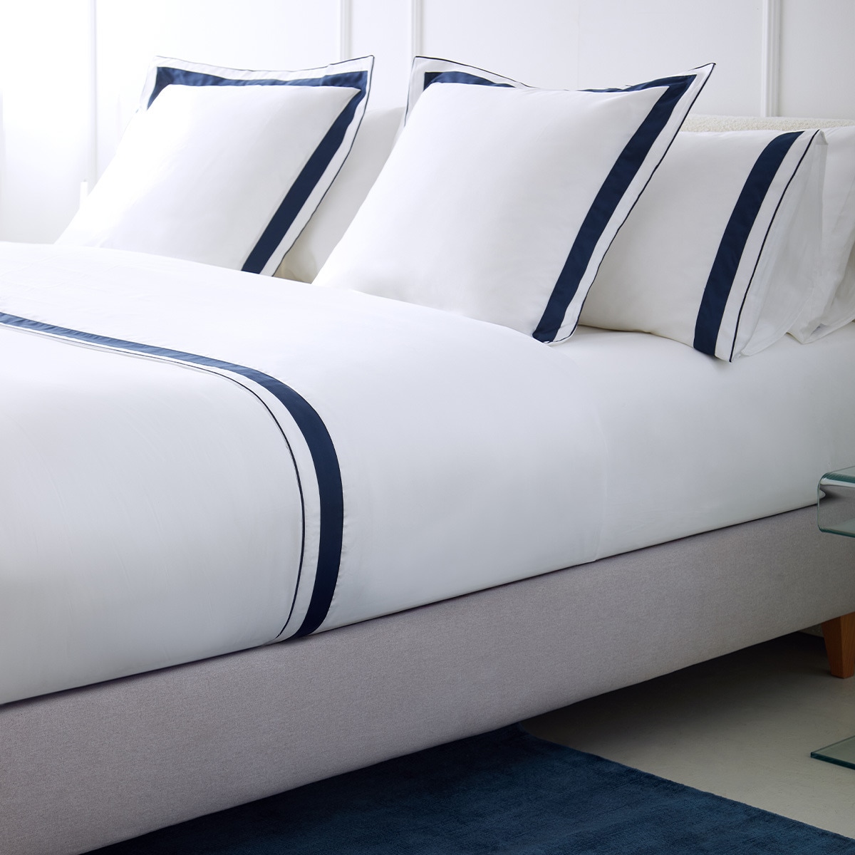 Imagem 0 de Conjunto de Lençóis de Cetim e Algodão Tiffany