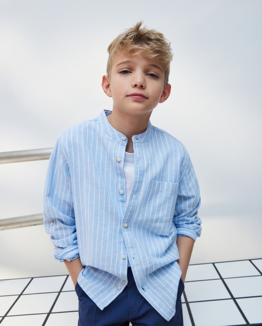 Imagem 0 de Camisa com Gola à Padre
