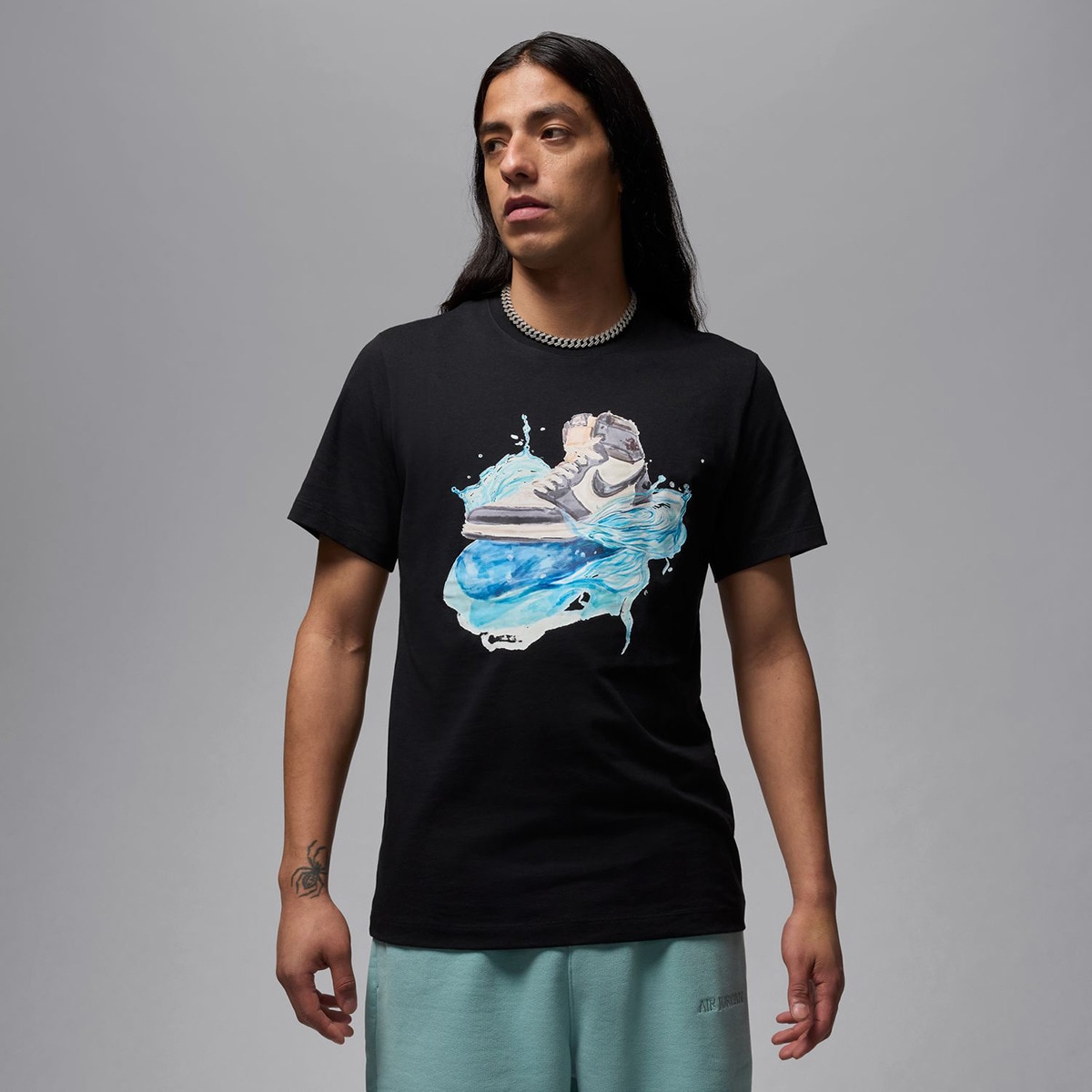 T-shirt de Homem Flight Essentials Preto-1