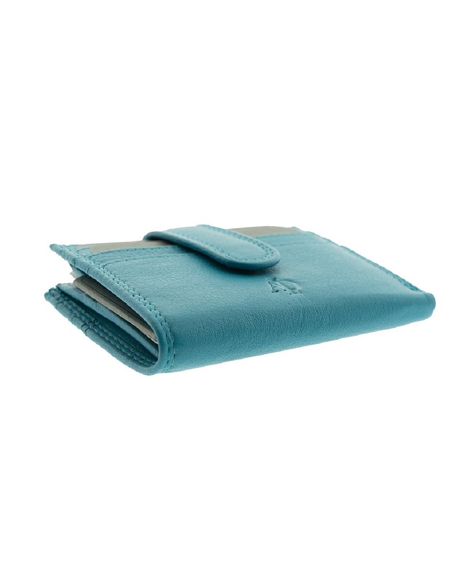 Porta-Cartões em Couro Premium Azul-7