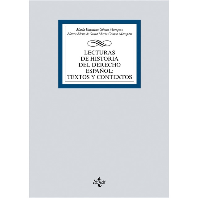 Imagen 0 de Lecturas de Historia del Derecho Español: Textos y contextos  (Tapa blanda)