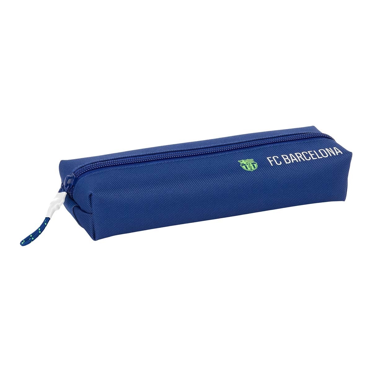 Portatodo rectangular con goma elastica 22cm F.C. Barcelona azul marino Azul marino-1
