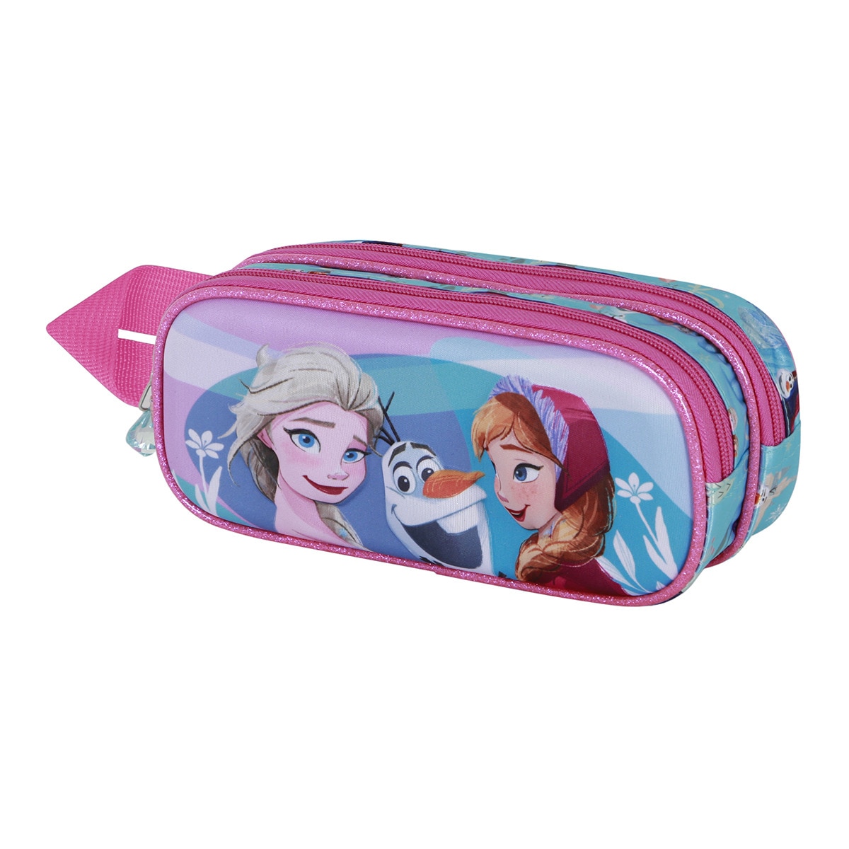 Estojo duplo 3D Frozen 2 family Disney Karactermania azul Azul-1