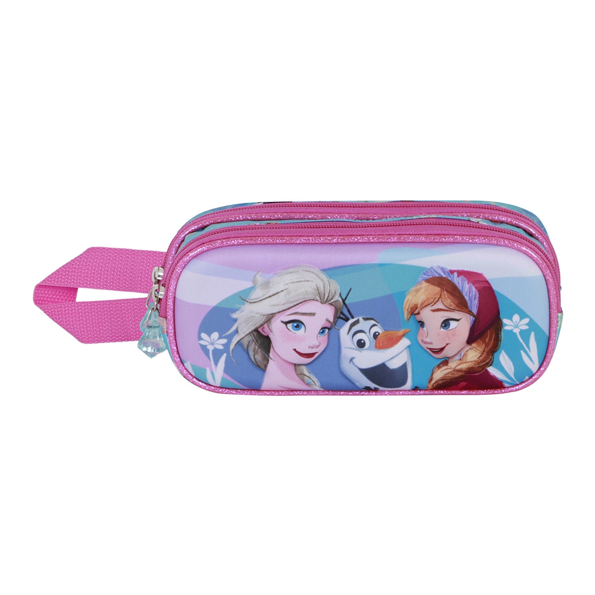 Estojo duplo 3D Frozen 2 family Disney Karactermania azul Azul-2