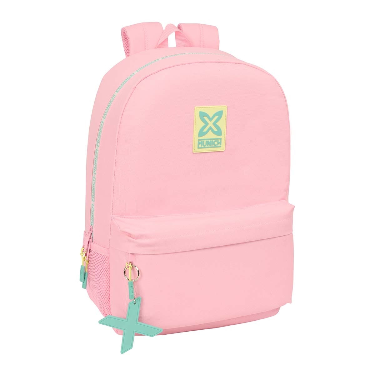 Mochila adaptável a trolley Munich rosa claro Rosa-claro-1