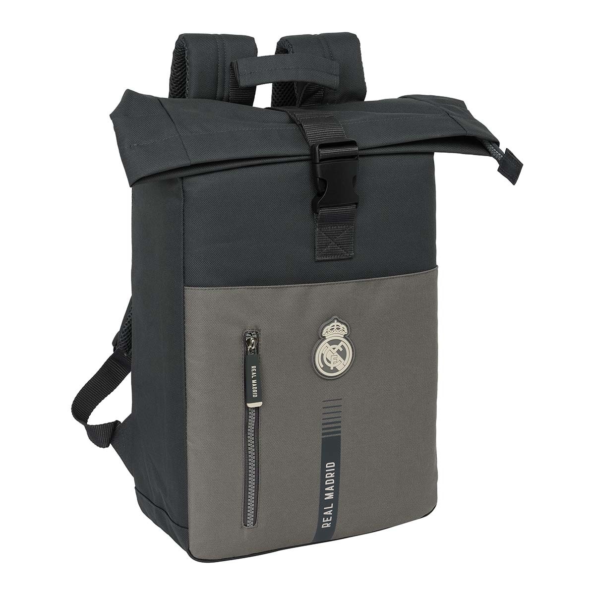 Mochila com aba para portátil 15,6'' Real Madrid C.F. cinzento Cinzento-1