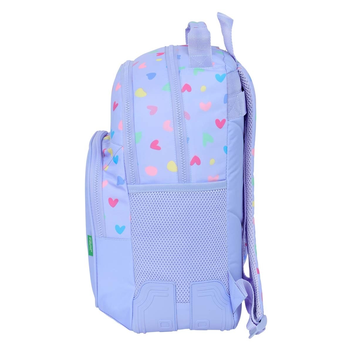 Mochila doble con cantoneras adaptable a carro Benetton Safta lila Lila-3