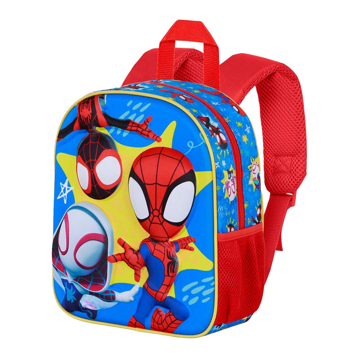 Mochila 3D elite Spiderman amazing Marvel Karactermania vermelho Vermelho-1