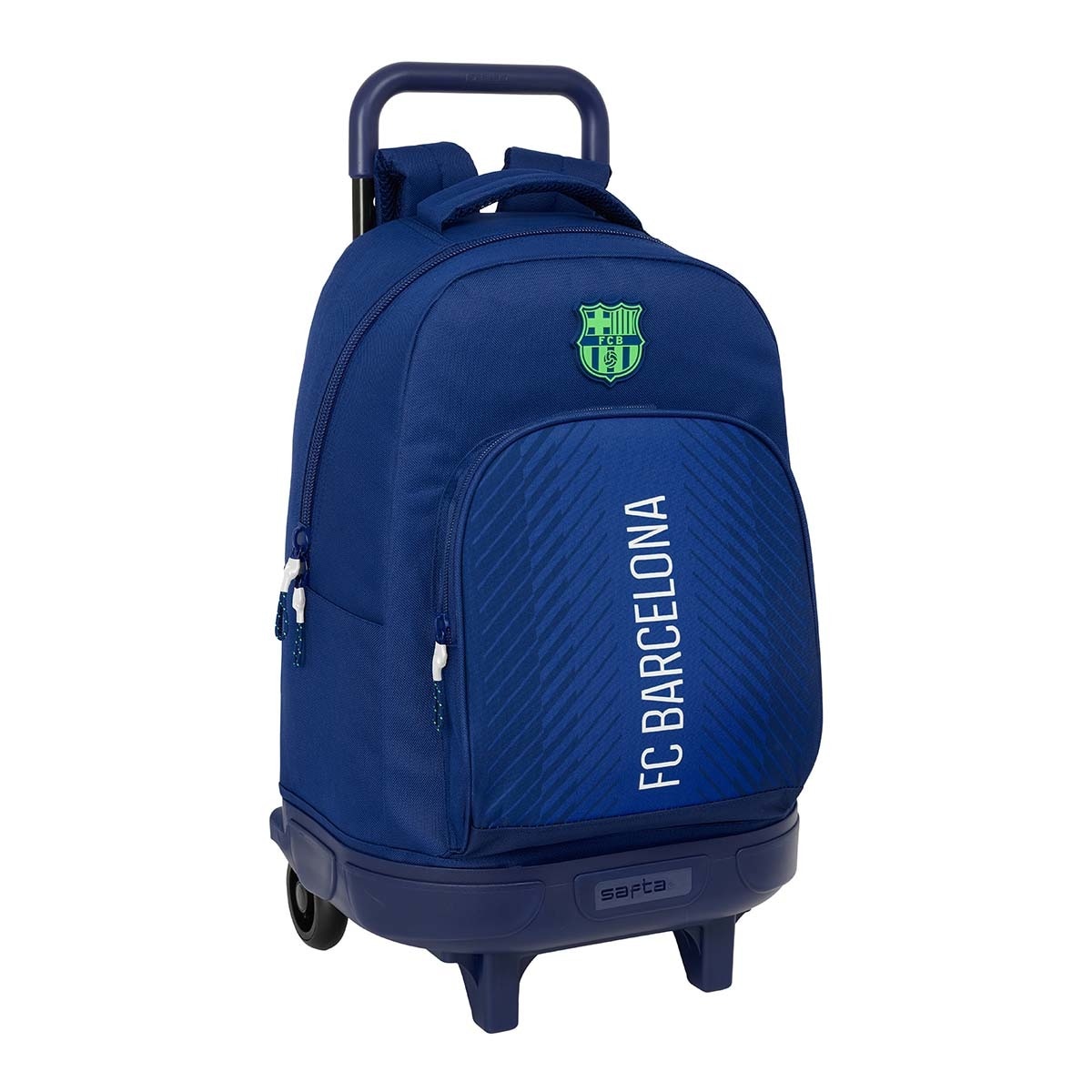 Mochila grande com rodas compact extraível F.C. Barcelona azul marinho Azul-marinho-1