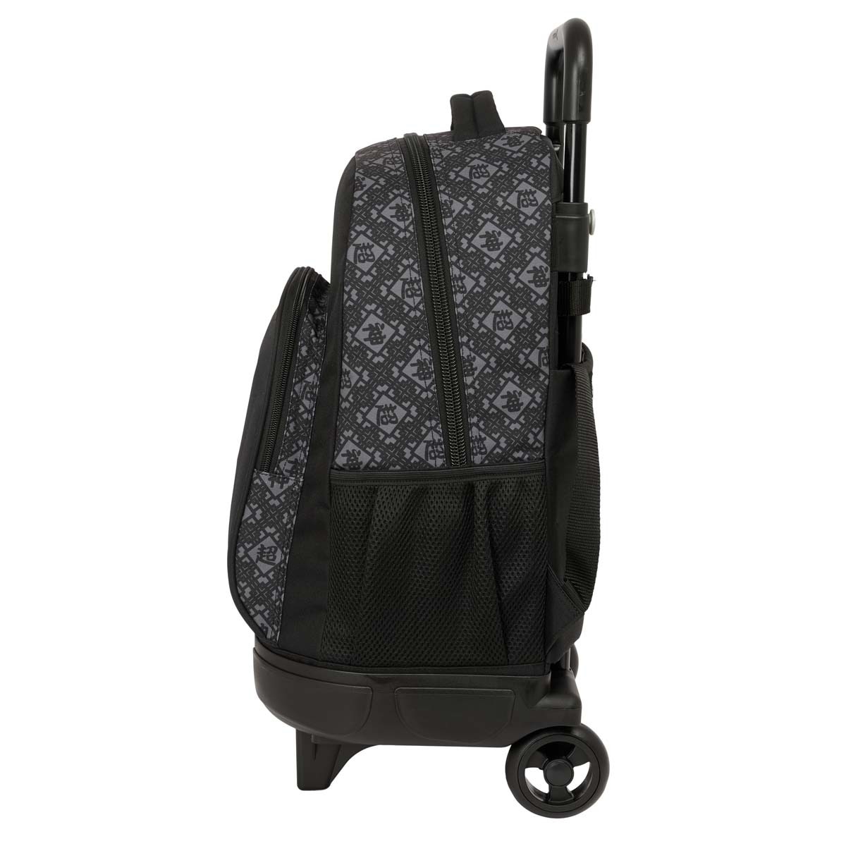 Mochila grande com rodas compact extraível Dragon ball Safta preto Preto-3