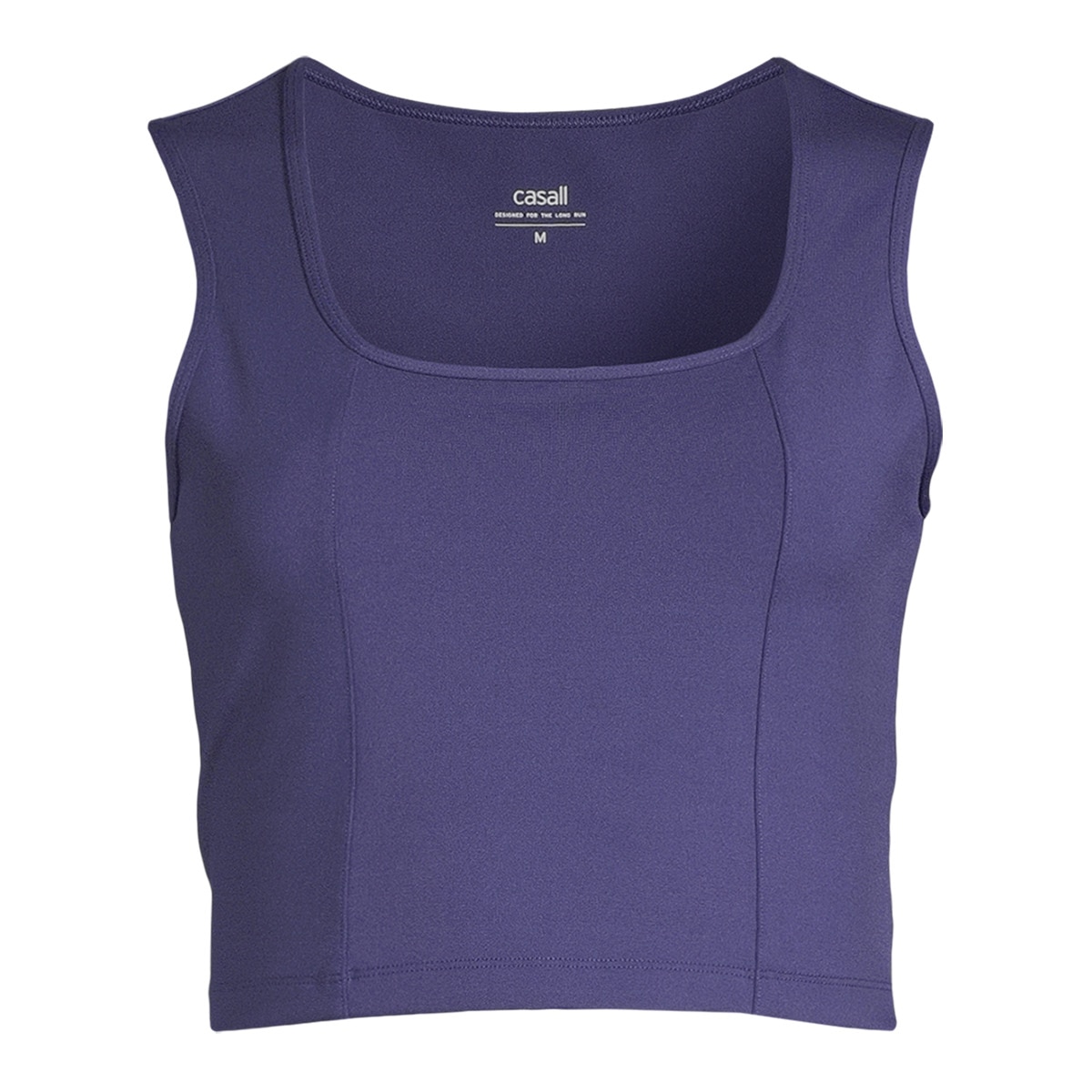 T-shirt de Mulher Edge Crop Top Roxo / azul marinho-1