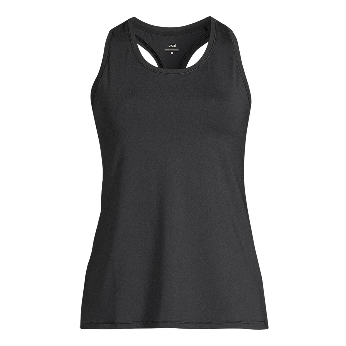 T-shirt de Mulher Essential Racerback Tank Preto-1