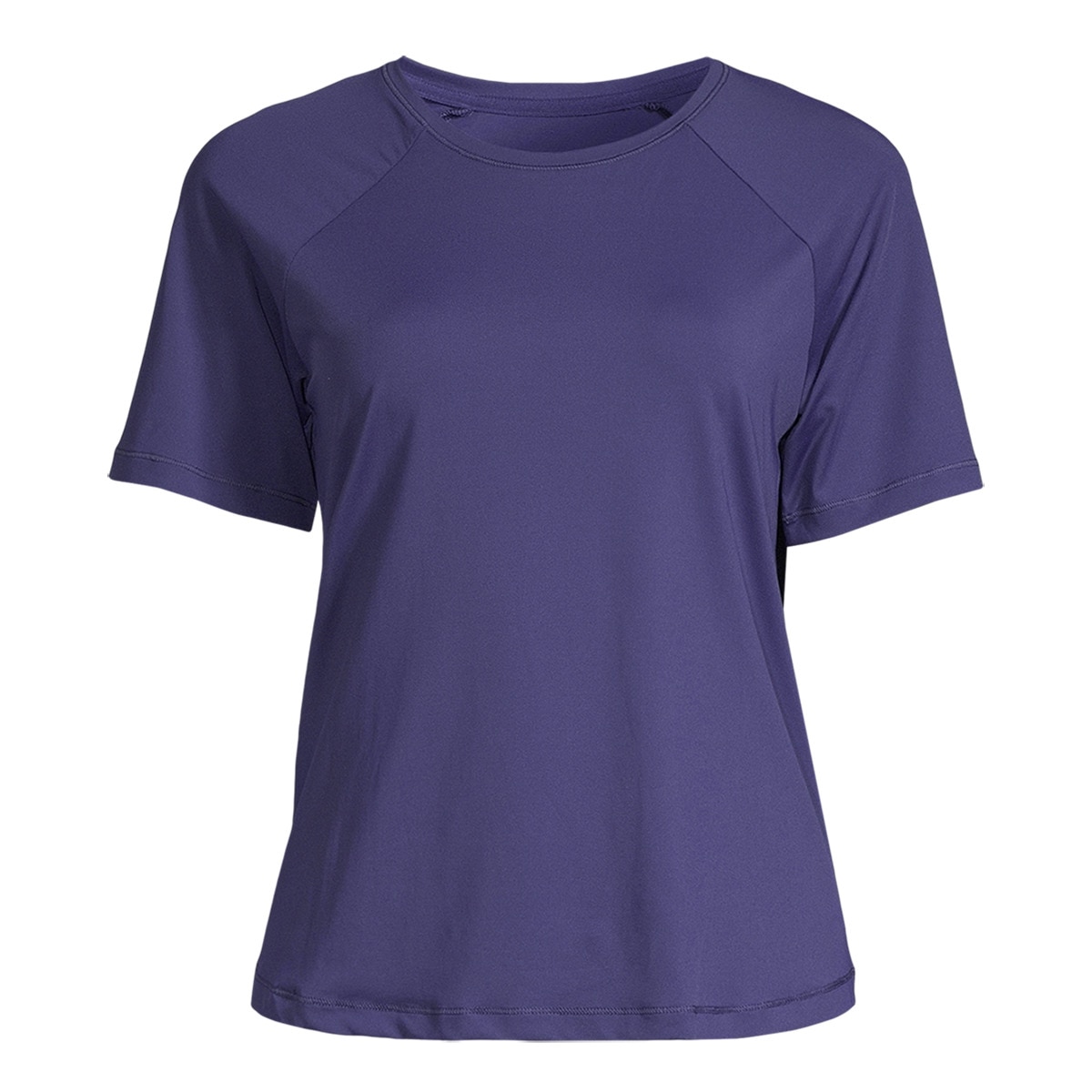 T-shirt de Mulher Essential Tee Roxo / azul marinho-1